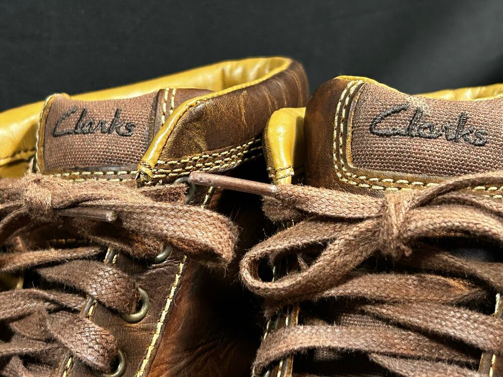 Clarks Varby Top 26127860 Men’s 9 Brown Leather Lace Up Work Boots